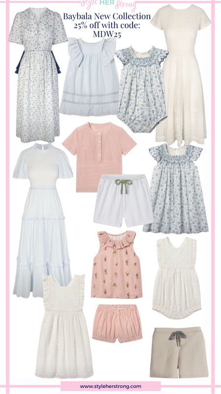 Baybala’s new collection on sale with code: MDW25 for 25% off

Summer dress, white dress, eyelet dress, matching family, mommy and me, patriotic outfits, smocked dress

#LTKFamily #LTKKids #LTKSaleAlert