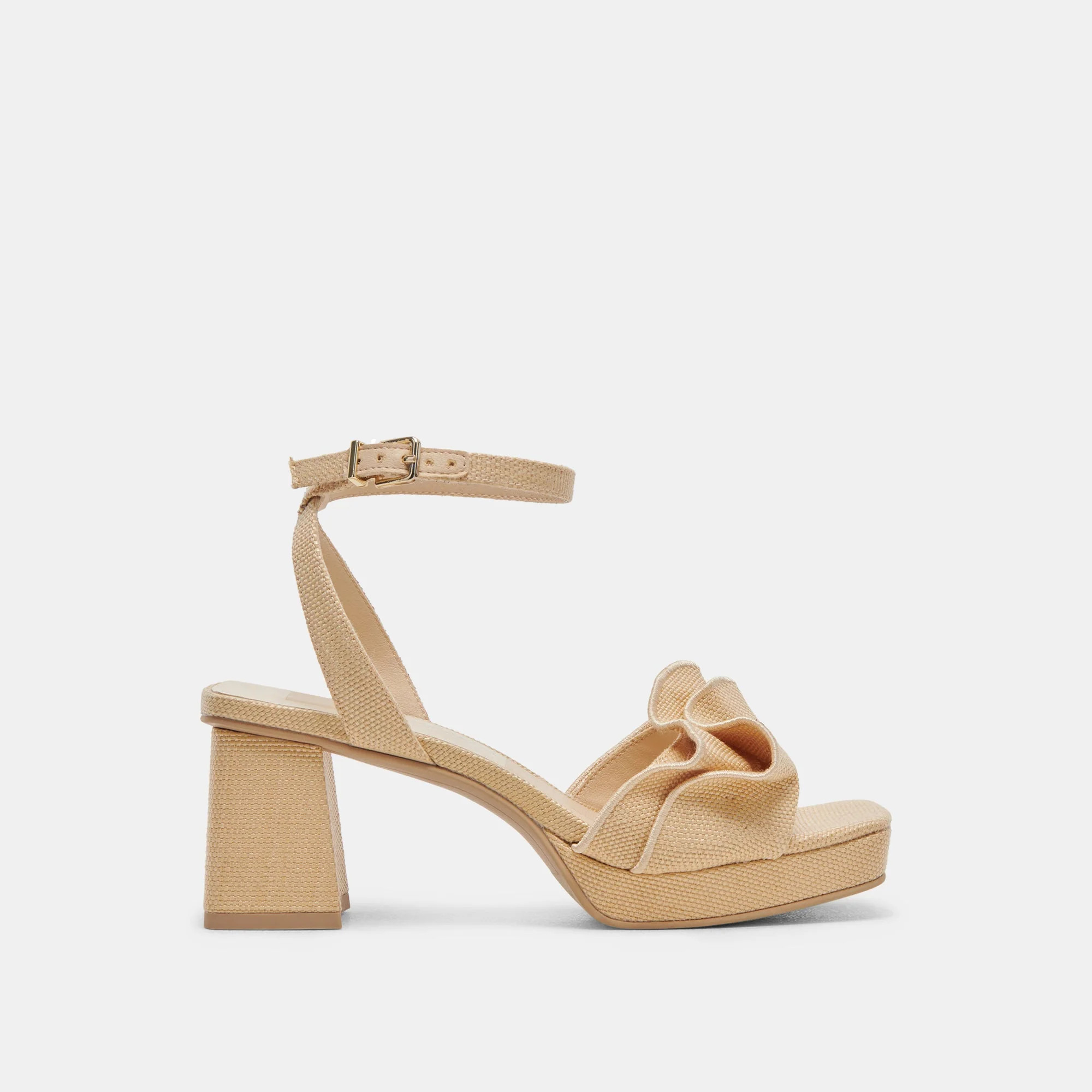Cheer Heels Lt Natural Raffia - Re:Vita | DolceVita.com