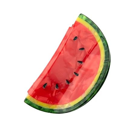 Watermelon Claw Clips,Cellulose Acetate Hair Clips,Small Claw Clips for Women | Amazon (US)