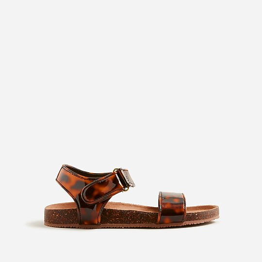 Girls' strappy patent-leather sandals | J. Crew US