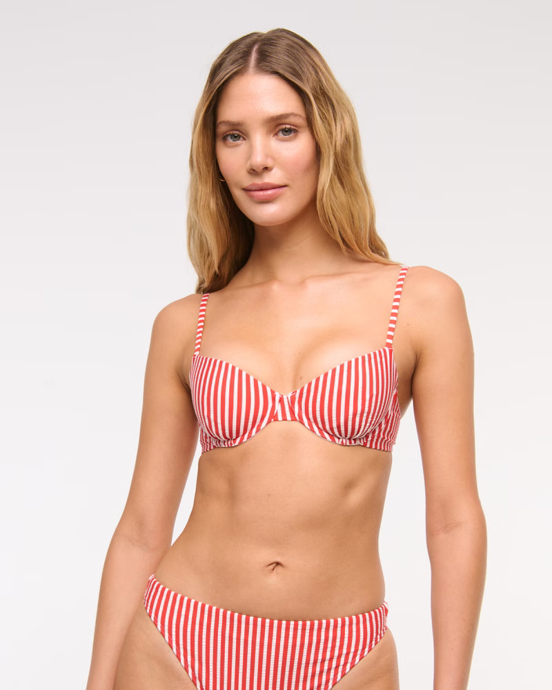 Balconette Underwire Bikini Top | Abercrombie & Fitch (US)