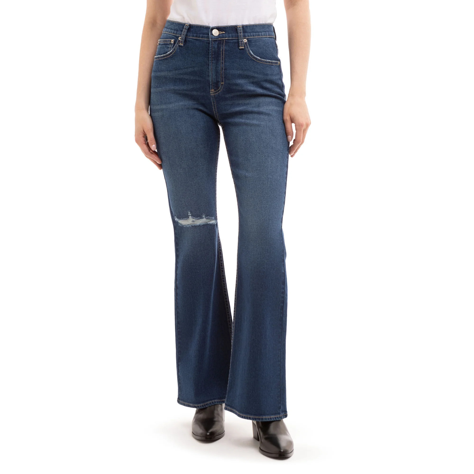 Jordache Women's High Rise Flare Jean | Walmart (US)
