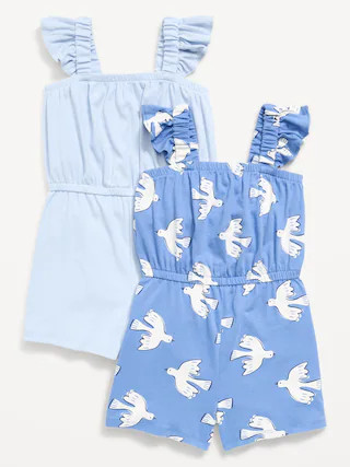 Sleeveless Romper 2-Pack for Toddler Girls | Old Navy (US)