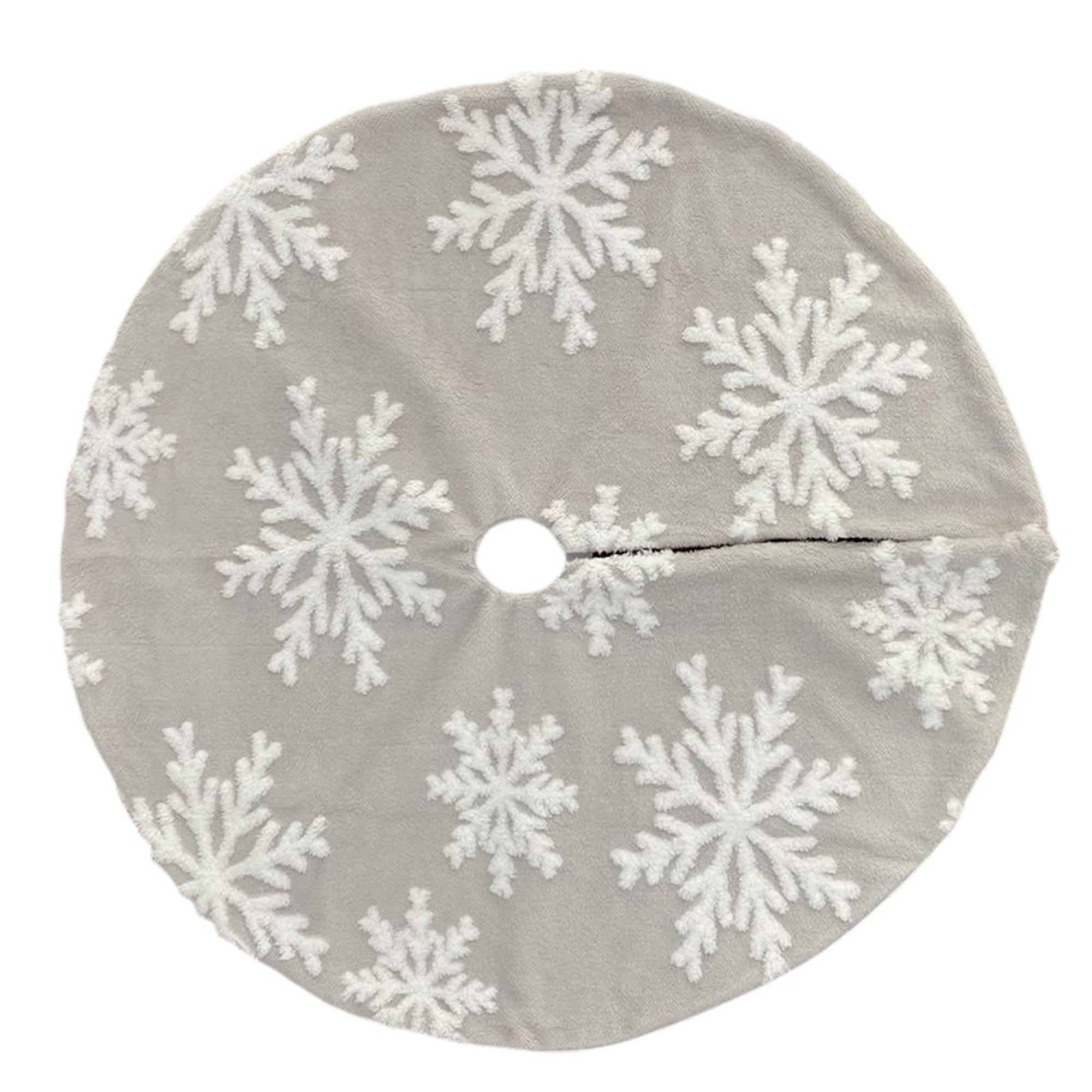Shuttle tree Christmas Tree Skirt Round Soft Plush Snow Decor Holiday Festival Party Supplies - W... | Walmart (US)