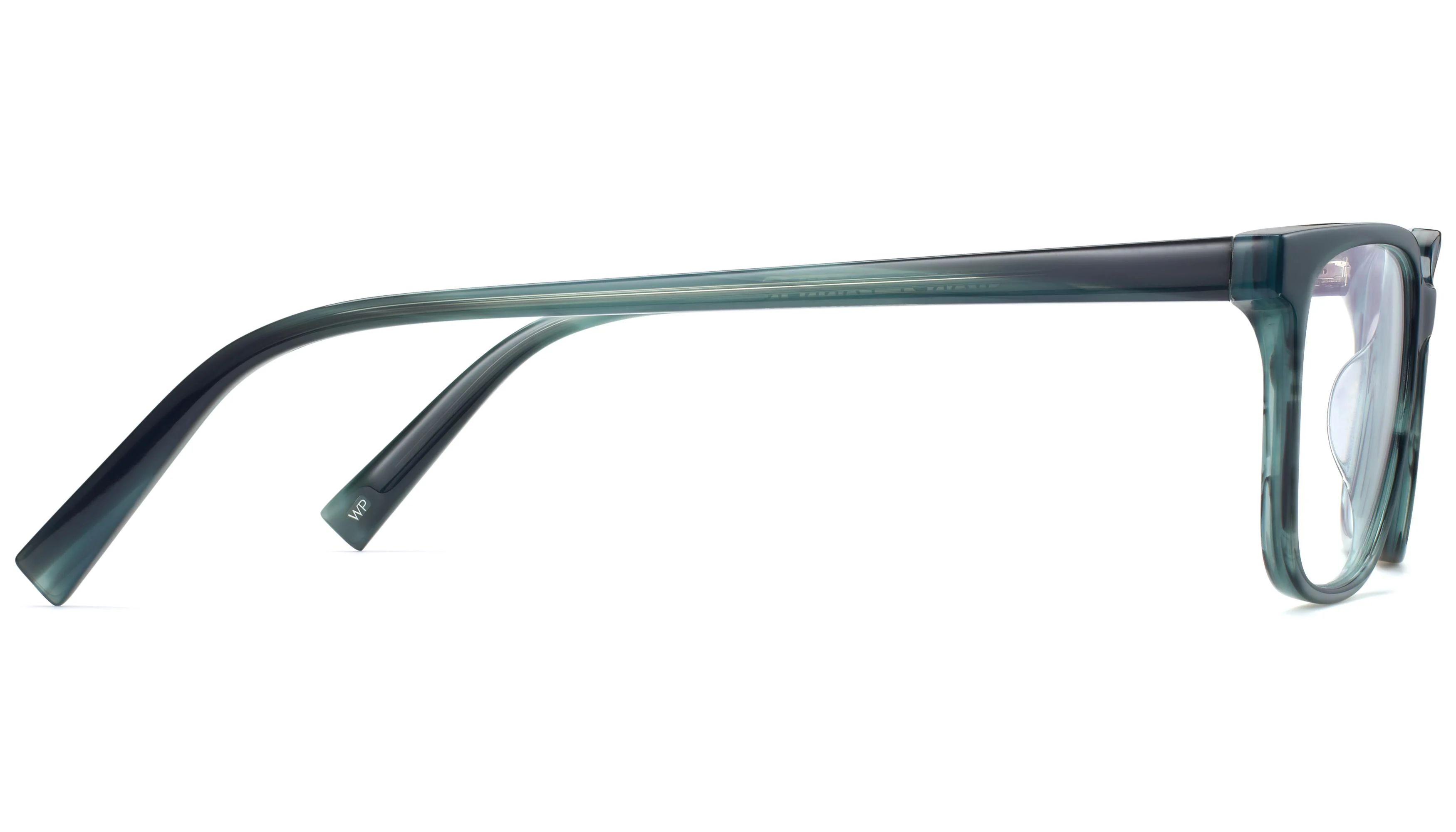 Hayden Low Bridge Fit Eyeglasses in Striped Pacific | Warby Parker | Warby Parker (US)