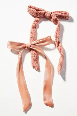 Lace Hair Bows, Set of 2 | Anthropologie (US)