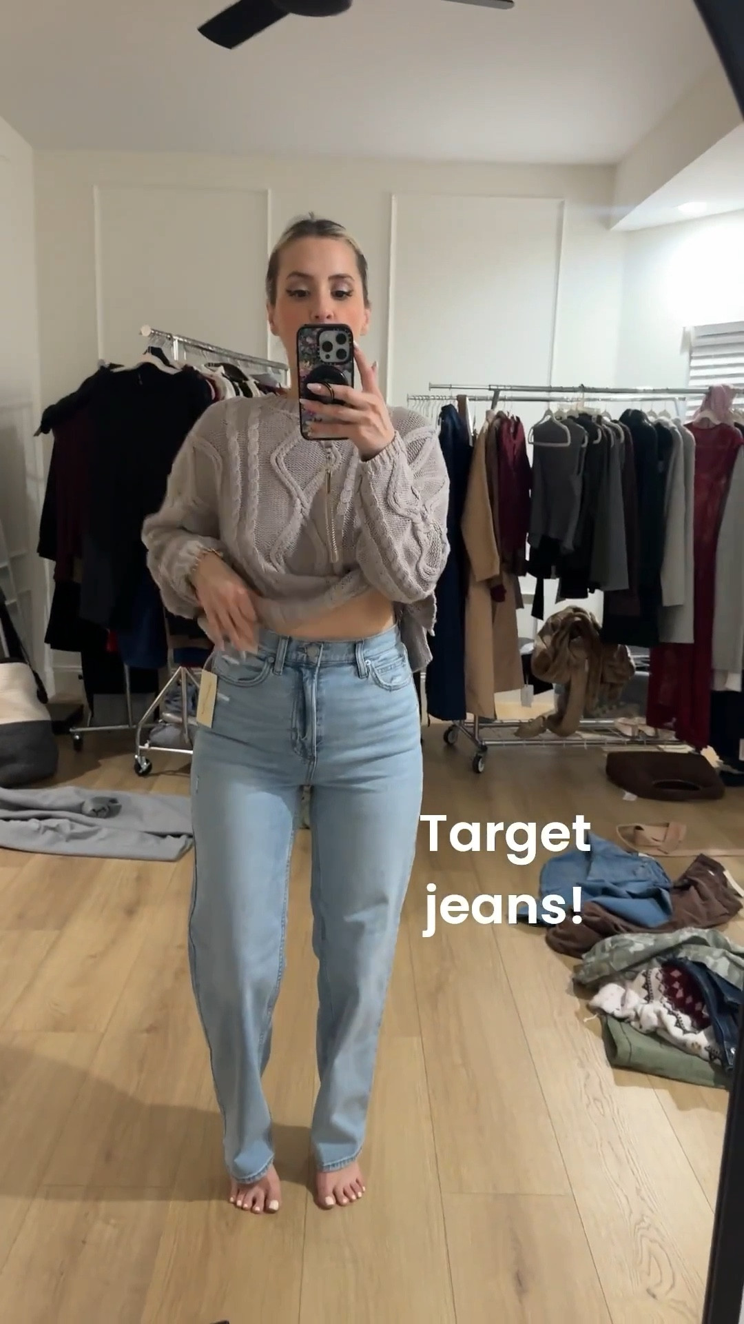 Under $40 👏🏼 wearing size 4 in jeans | SM in sweater

#LTKFindsUnder50 #LTKU #LTKPetite