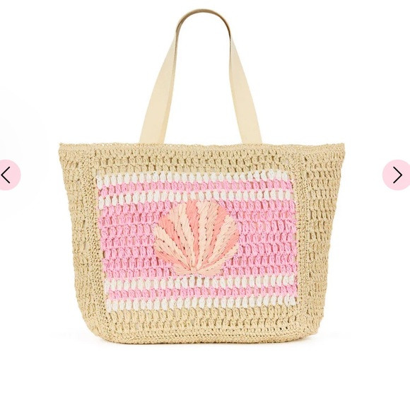 NWOT Kulani Kinis Shell Straw Beach Tote Bag | Poshmark