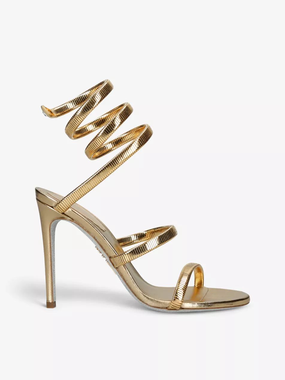 Juniper 105 coiled-strap leather heeled sandals | Selfridges