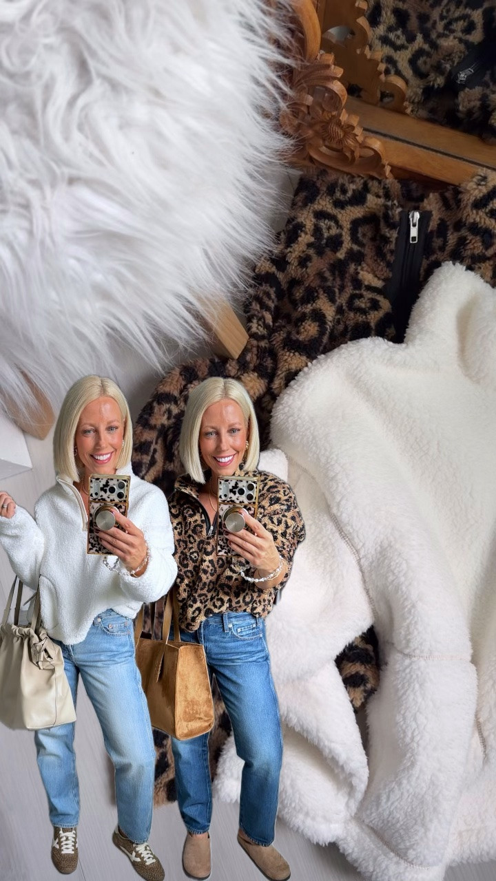 I’m so glad these Sherpas are back!!!! Only $12.98 and I got size medium!!!!!
Jeans run big - got my true size 4 in the light wash (roomy fit) and sized down in the darker wash to a 2.