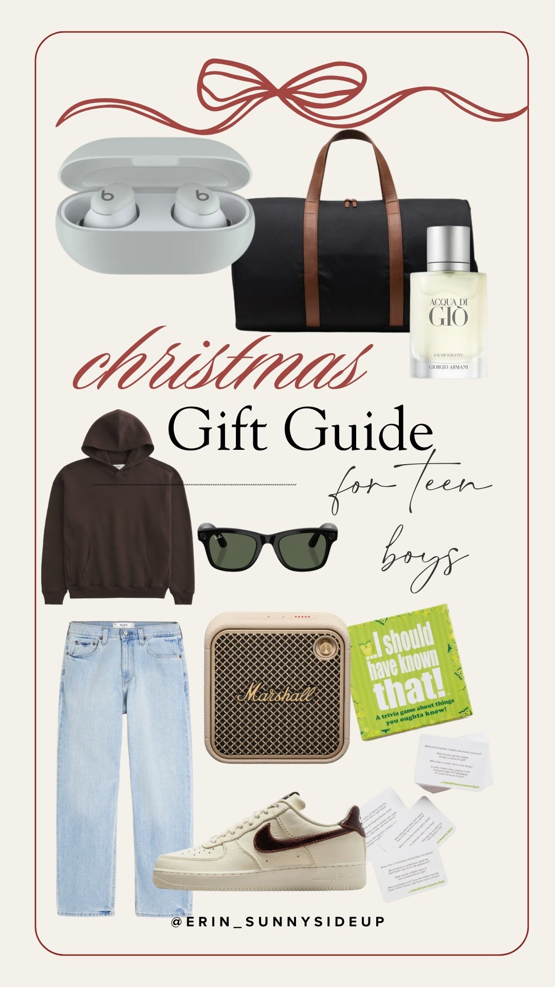 Gift guide for teen or college aged boys! 

#LTKGiftGuide #LTKMens #LTKHoliday