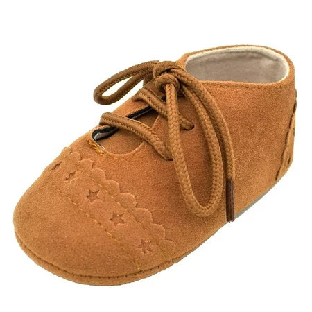 Yinguo Baby Toddler Shoes Sneaker Anti-slip Soft Sole Lace Up Shoes BW/11 Brown 11 | Walmart (US)