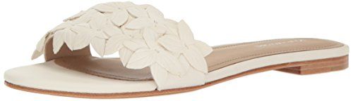Pour La Victoire Women's Lani Flat Sandal, White, 8.5 M US | Amazon (US)