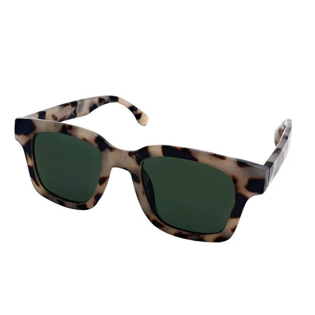 Empire Cove Classic Square Sunglasses Trendy Sunnies Shades UV Protection Tortoise | Walmart (US)
