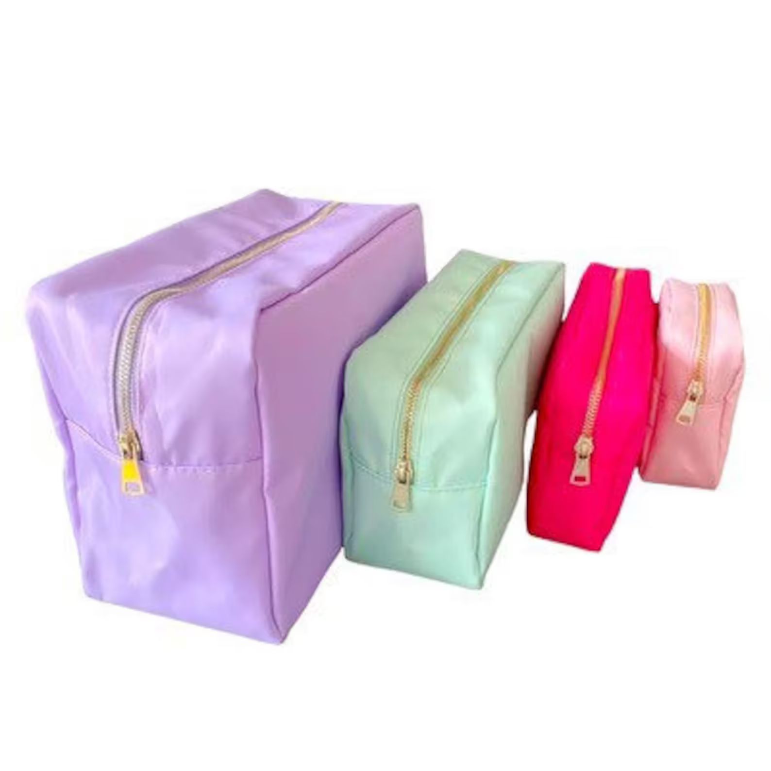 Nylon Cosmetic Bag  DIY Customizable With Glitter Varsity | Etsy | Etsy (US)