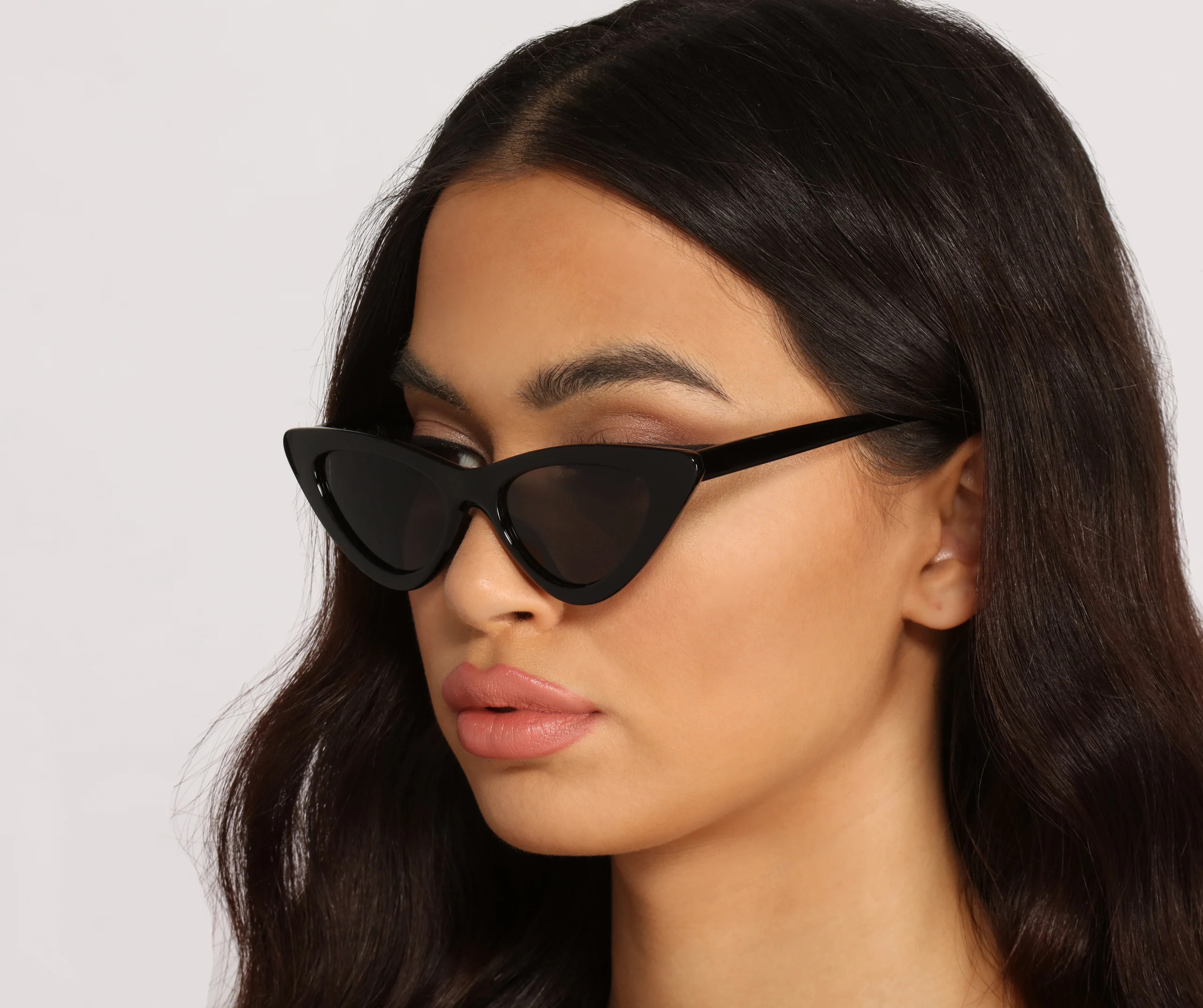 Whatever Forever Thin Cat Eye Sunglasses | Windsor Stores