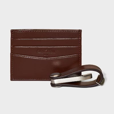 Men's RFID Solid Card Case with Bottle Opener 2pc - Goodfellow & Co™ Light Brown | Target