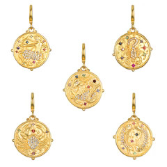 Aphrodite Zodiac Clip-On Charms | Sequin