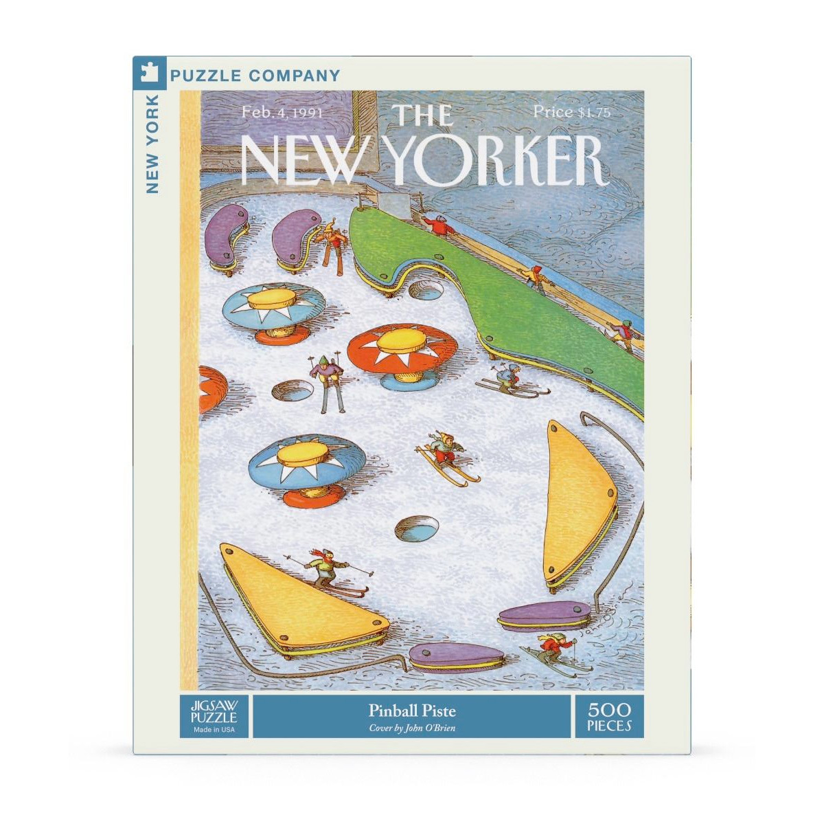 New York Puzzle Company Pinball Piste 500 Piece Puzzle | Macy's