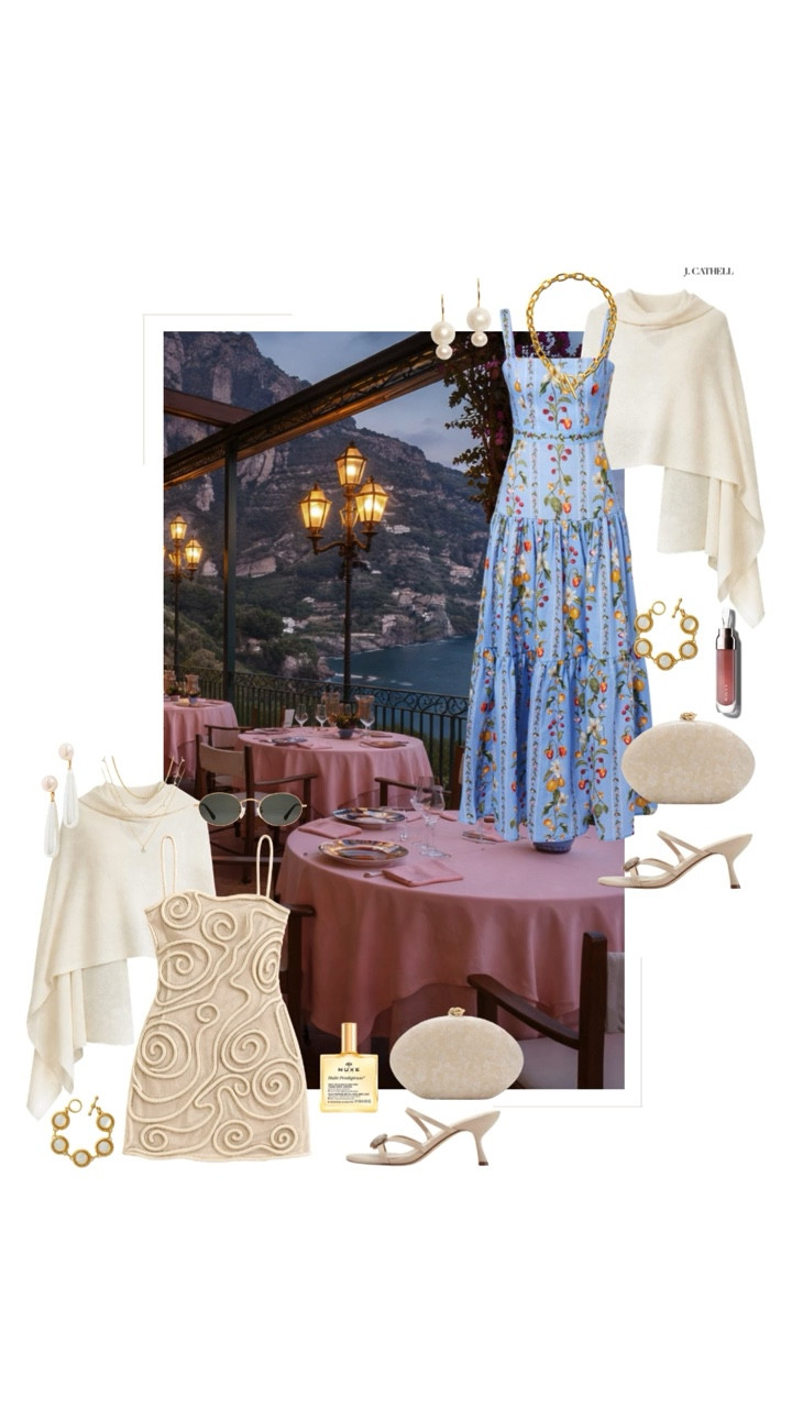 The Amalfi Coast, done right 🇮🇹✨

This is the trip—the one you think about for years. Ravello, Positano, Capri… private boats, unforgettable dinners, and the kind of views that don’t feel real. Every detail planned, every moment intentional.

Sharing the looks I’d pack for it all—from elevated day outfits to dinners that deserve something special. Save this for your dream trip and tap to shop. 🤍#AmalfiCoast #ItalyTravel #LuxuryTravel #VacationStyle #EuroSummer #

#LTKootd #LTKOver40 #LTKTravel