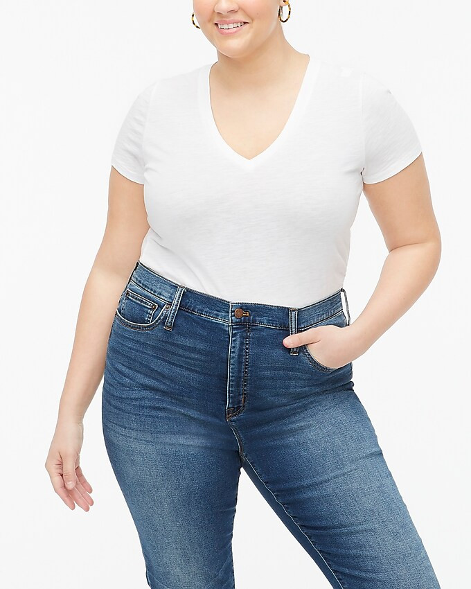 Vintage slub cotton V-neck tee | J.Crew Factory