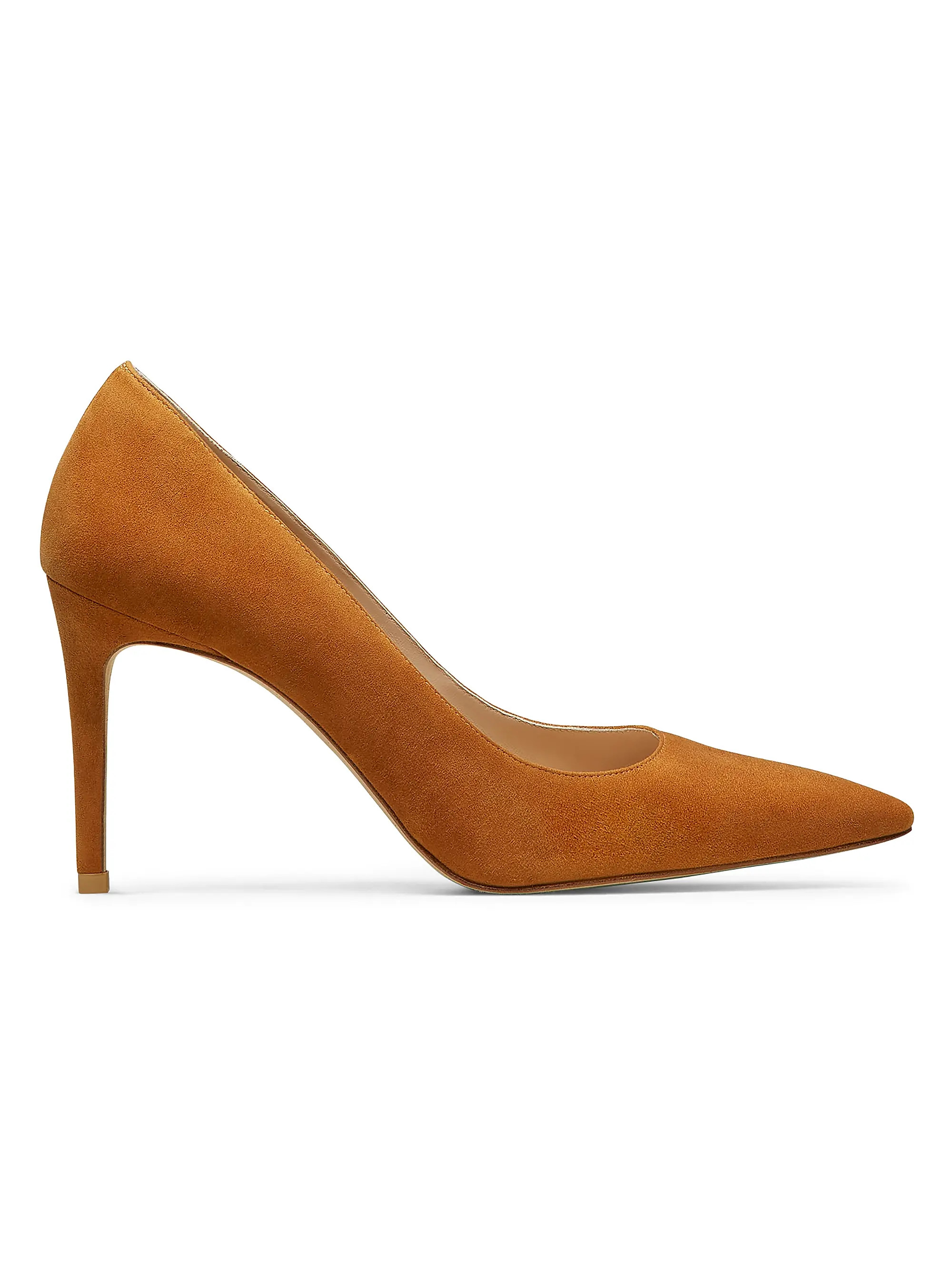 Stuart Power 85 85MM Suede Pumps | Saks Fifth Avenue
