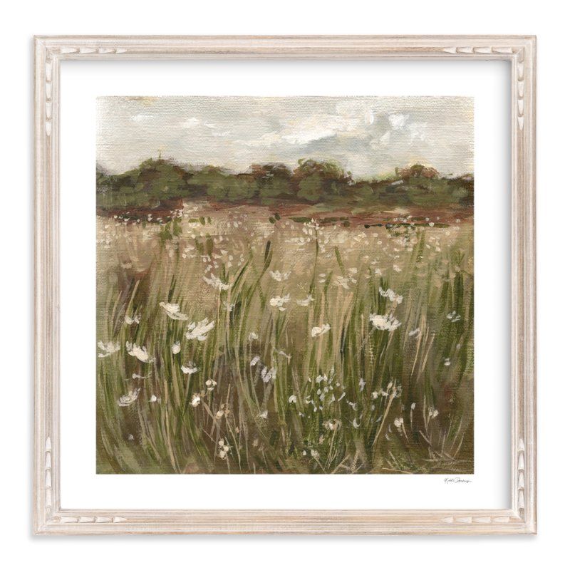 "Field of Lace" - Painting Limited Edition Art Print by Lorent and Leif. | Minted