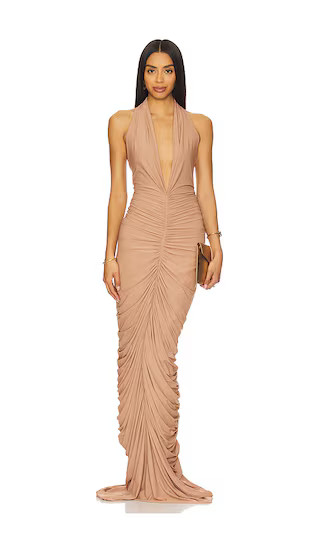 Susan Dress in Tan | Revolve Clothing (Global)