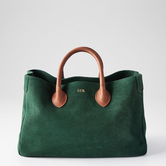 Elisabetta Suede Handbag | Mark and Graham