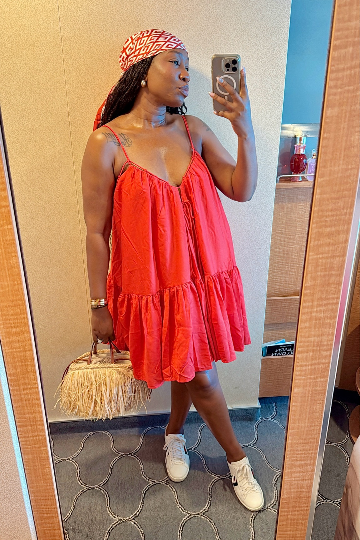 Cruise outfit… 
Loving this red $19 dress, so perfect for the summer. It also comes in a printed version.
Wearing a size medium dress


#LTKTravel #LTKStyleTip #LTKFindsUnder50