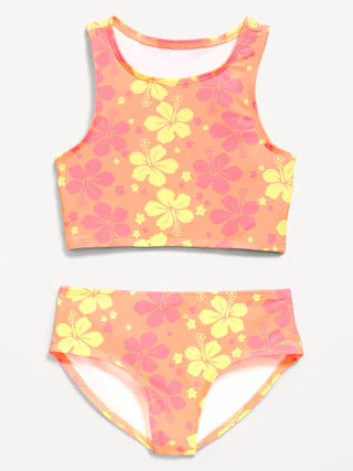 Printed Tankini Swim Set for Girls | Old Navy (US)