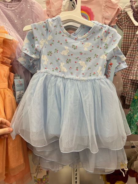The cutest affordable Easter dress for toddler and baby girl. Bunny print dress with tulle skirt #competition

#LTKunder50 #LTKSeasonal #LTKFind