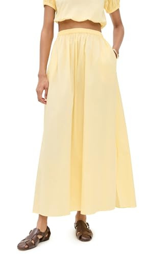 Playa Lucila Women's Maxi Skirt, Butter Yellow, M | Amazon (US)