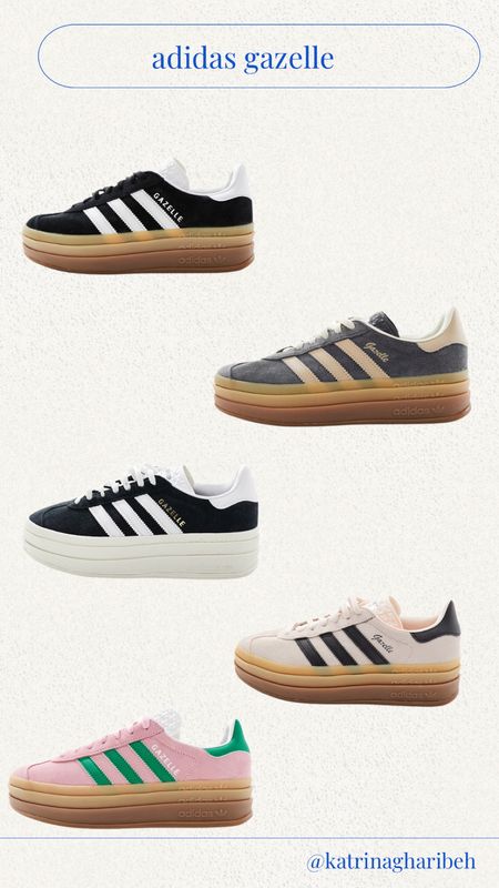 Adidas sneakers are my shoe crush! These are soo good! I love how they can add a pop of color to any outfit! Adidas sneakers, adidas shoes, shoe crush, sneakers, adidas gazelles, spring fashion, trending fashion, trending shoes

#LTKshoecrush #LTKstyletip #LTKSeasonal