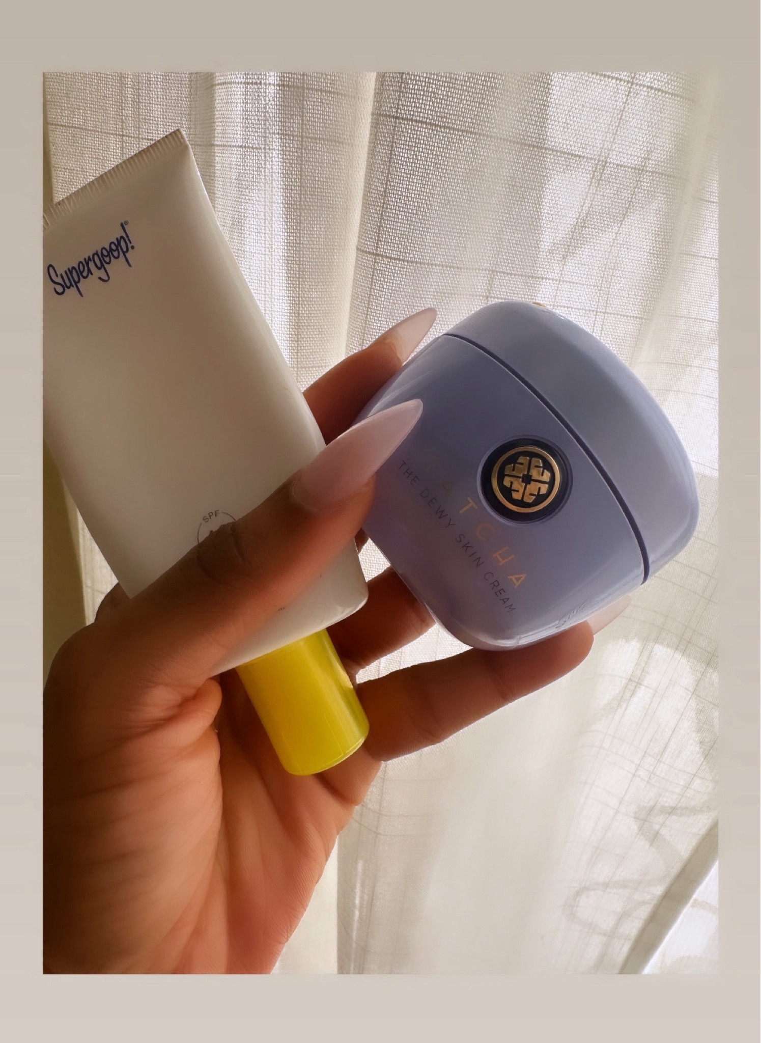 Morning skincare combo: lasting moisturizer that’s dewy and not greasy and don’t forget to wear sunscreen daily even during the winter season

#Tatcha
#supergoop
#skincare 

#LTKfindsunder100 #LTKbeauty