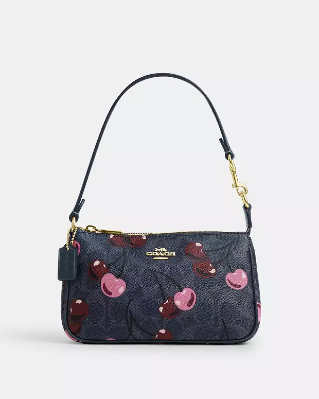 Nolita 19 In Signature Canvas With Cherry Print | Coach Outlet US