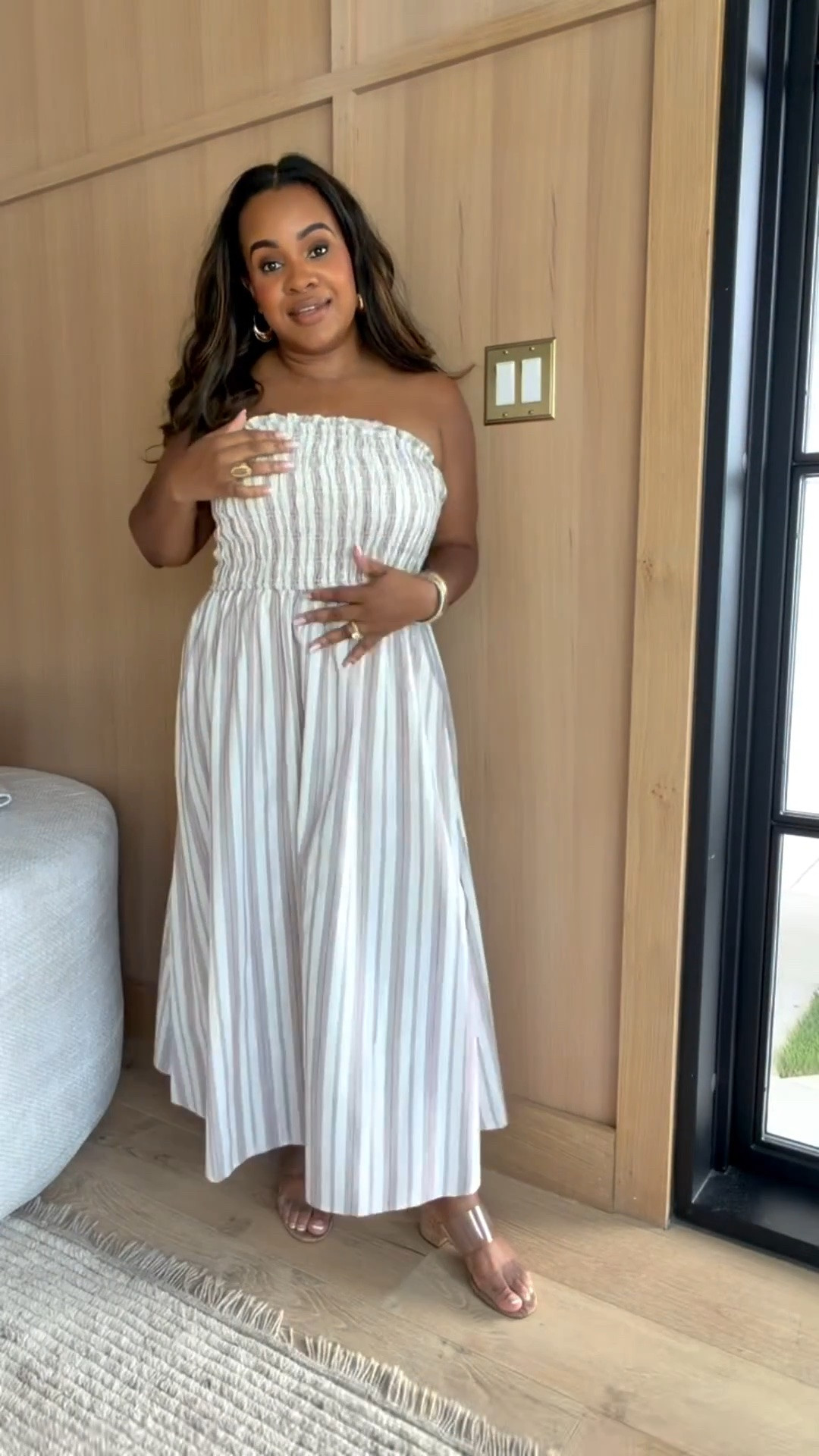 This striped smocked dress is so flattering! On sale for $21 🤩

#LTKSaleAlert #LTKMidsize #LTKootd
