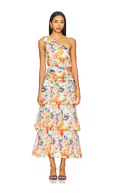 ASTR the Label Natali Dress in White Coral Floral from Revolve.com | Revolve Clothing (Global)
