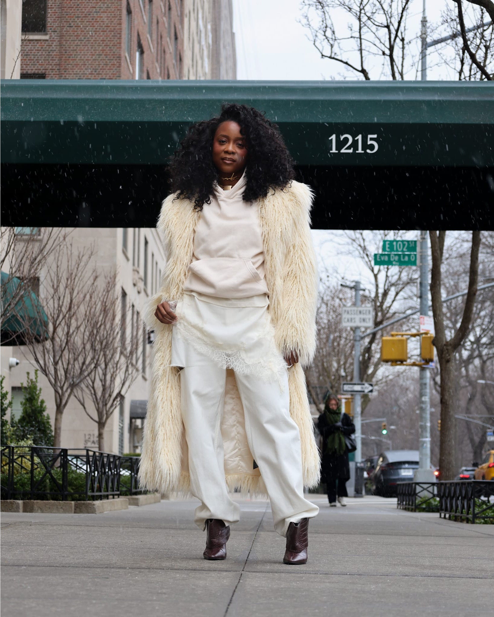 Winter White Monochrome Outfit - Cozy Chic Style

Elevate your winter wardrobe with this all-cream monochrome look featuring a statement shaggy coat, cream turtleneck sweater, wide-leg trousers, and burgundy ankle boots. This outfit formula is perfect for cold weather styling that’s both comfortable and polished.
Shop this winter outfit:
✨ Cream shaggy faux fur coat (statement outerwear)
✨ Cream turtleneck sweater (layering essential)
✨ Cream wide-leg pants (elevated basics)
✨ Burgundy leather ankle boots (winter boots)
Winter outfit ideas | Monochrome outfits | Winter fashion | Cozy outfit ideas | Statement coat styling | All white outfit winter | NYC street style | Winter wardrobe essentials”

#LTKgrwm #LTKootd