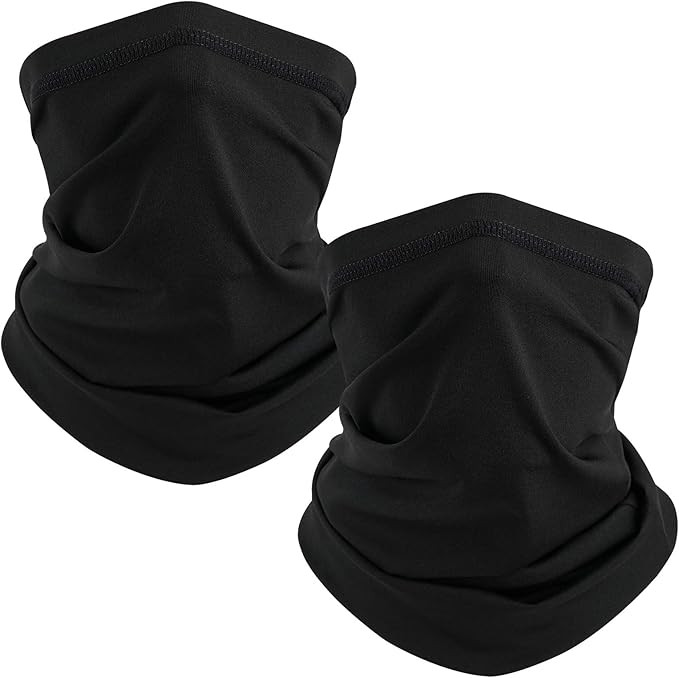 TICONN Neck Gaiter (2 Pack), Outdoor Breathable Face Cover, Ideal for Hiking Running Cycling Moto... | Amazon (US)