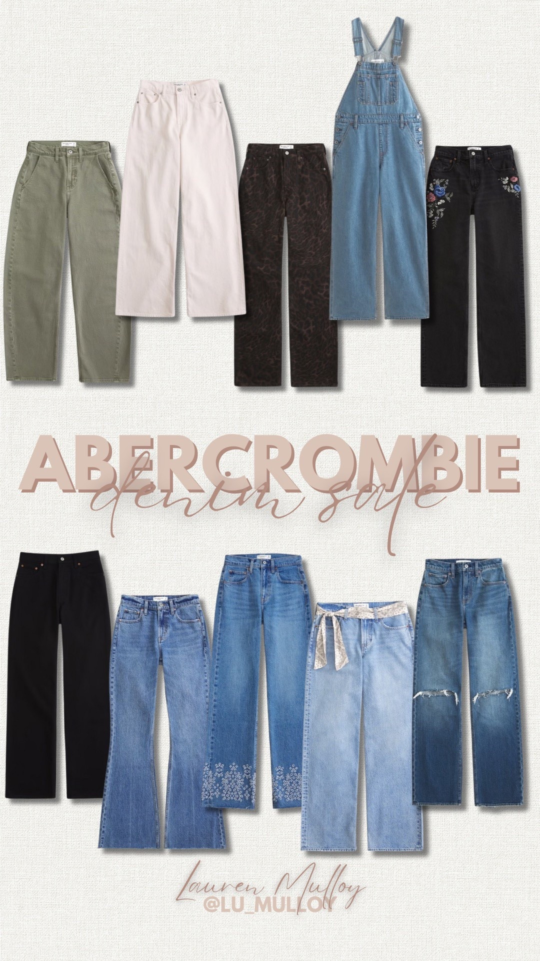 Abercrombie’s viral denim sale is live! 25-40-% off all jeans! And use code DENIMAF for an additional 15% off! 

#LTKootd #LTKmomlife #LTKgrwm