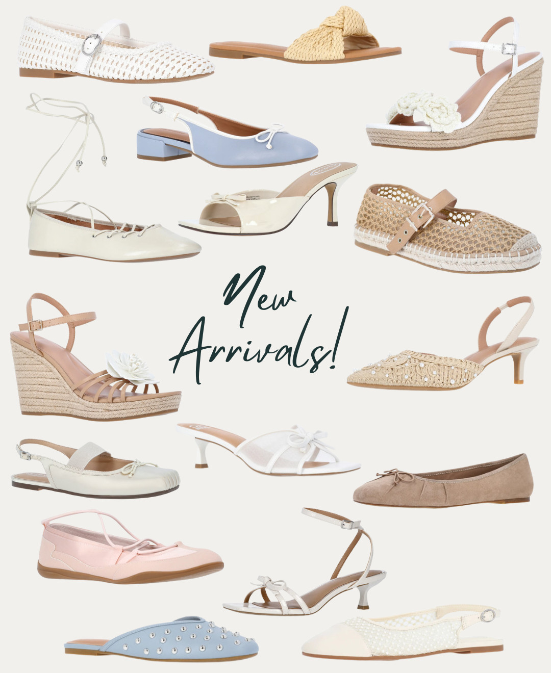New shoe arrivals for spring at Walmart!
#Walmart #Walmartfashion
Spring shoes, pastel colors, white flats, rattan shoes, platform heels, ballet flats, trendy shoes, affordable shoes, wide width shoes 

 #LTKOver40 #LTKSaleAlert #LTKWorkwear