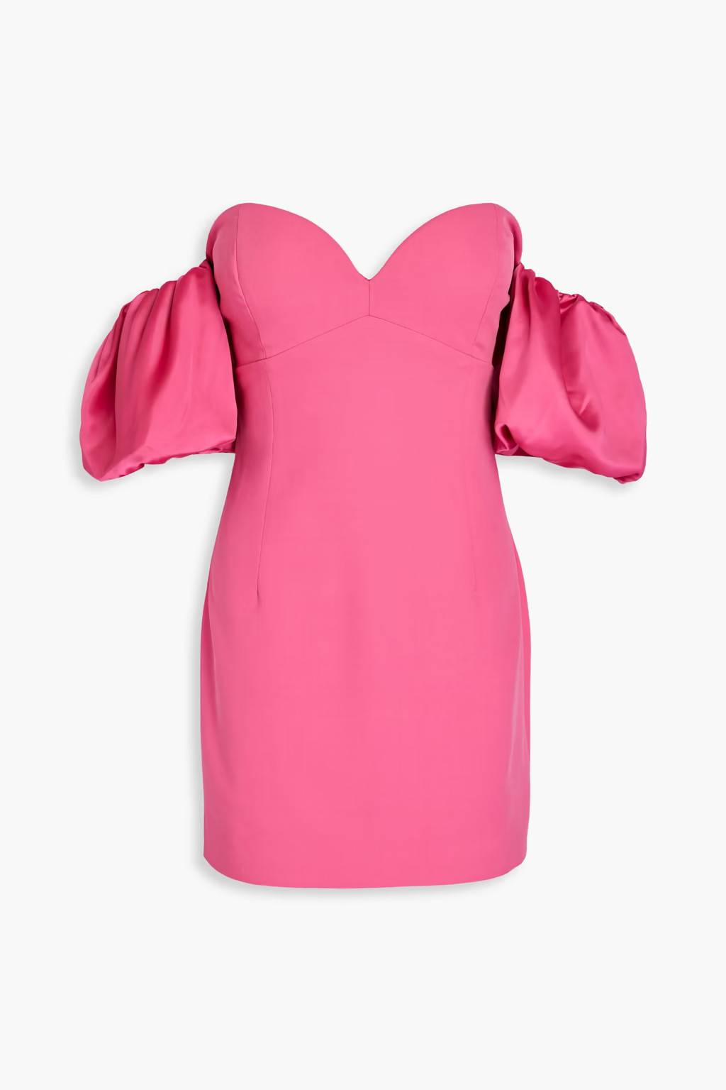 Pink Andrea off-the-shoulder faille mini dress | RONNY KOBO | THE OUTNET | The Outnet (US and CA)