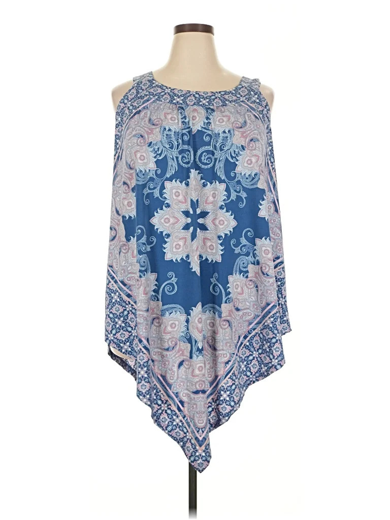 Avenue Blue Sleeveless Top Size 18 Plus - 46% off | ThredUp (US)