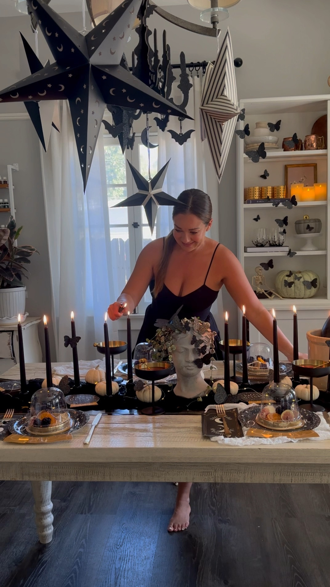 Set a magical, mystical Halloween table with mini domed charcuterie plates and wine. 

#LTKhome #LTKHoliday #LTKHalloween