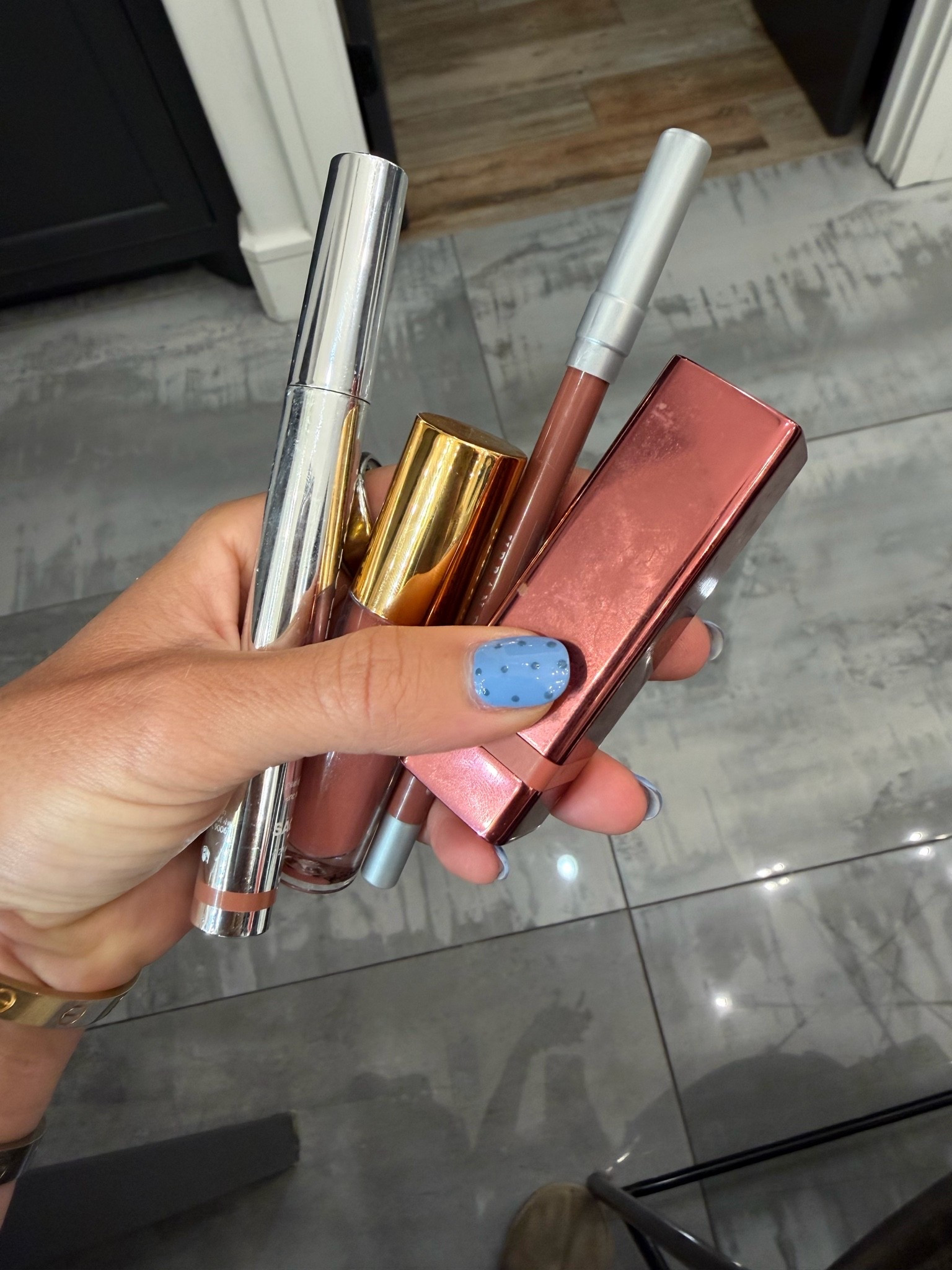 Today’s lip combo 
First do lip stain - shade muahve
Lip liner - shade side quest 
Lipstick - Daphne 
Gloss - GNO