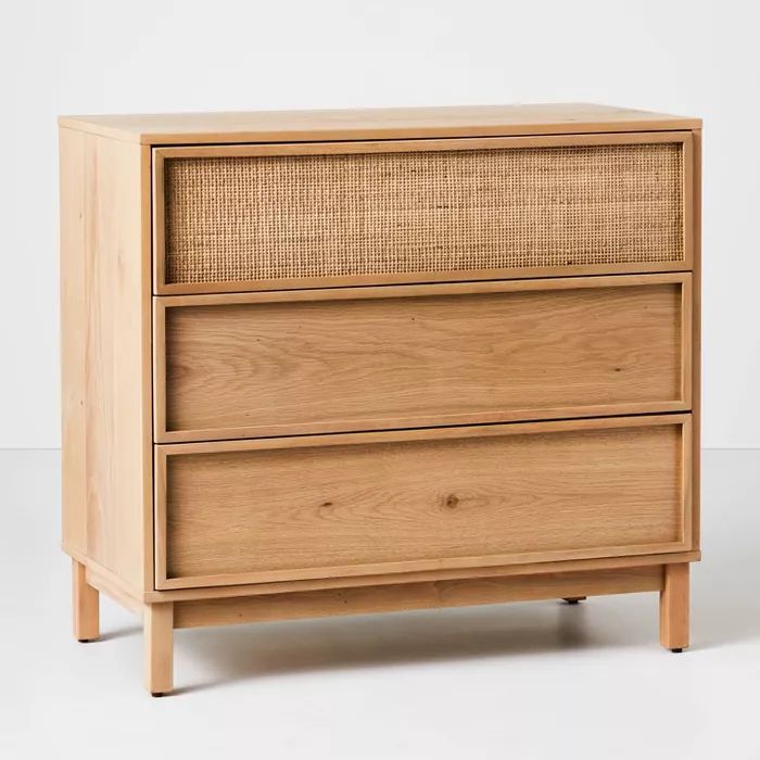 Wood & Cane Transitional Dresser - Hearth & Hand™ with Magnolia | Target
