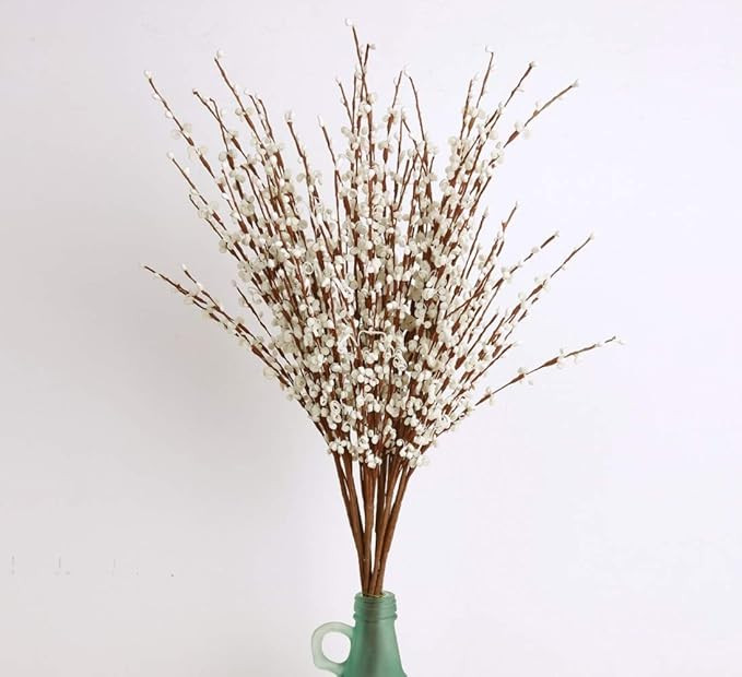 10 Pieces 29.5" Long of Artificial Flowers Faux Jasmine Fake Flower for Wedding Home Office Party... | Amazon (US)