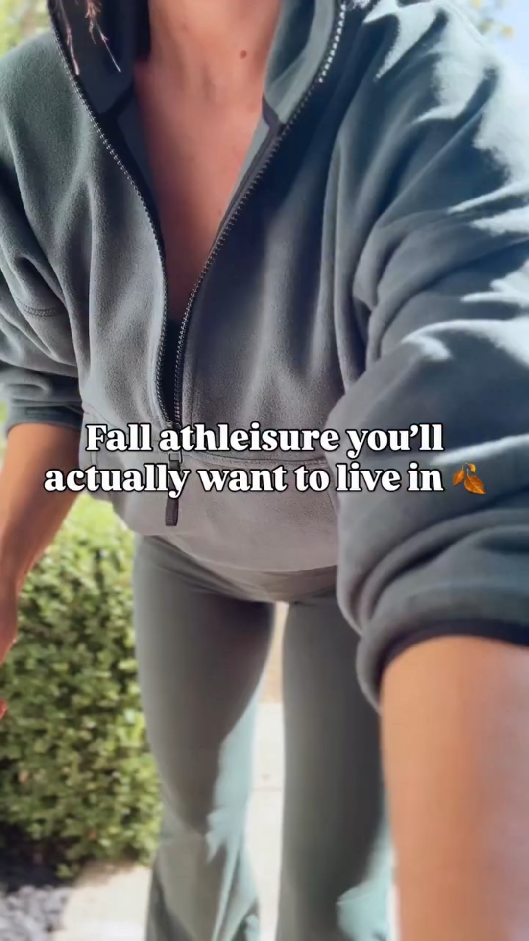 😍Fall athleisure you’ll actually want to live in 🍂 This dark green @fabletics set is comfy, flattering, and perfect for everything —school drop-off, errands, fitness, coffee runs, or just feeling cute at home! The fleece quarter zip is the coziest thing ever 👌Say SHOP and I’ll DM you the link! #fableticspartner #fableticsfinds #fallathleisure #momstyle #cozyfalloutfit #everydaystyle #athleisureinspo #comfortableoutfit #cozyandchic #fabletics