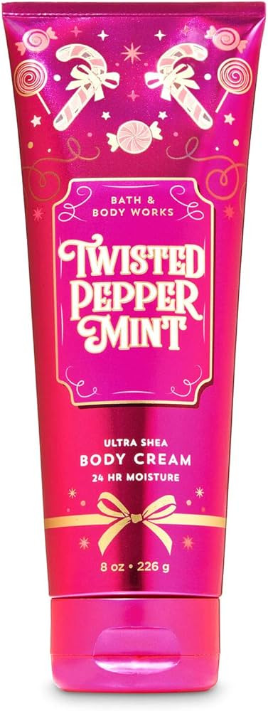Bath & Body Works Twisted Peppermint Ultra Shea Body Cream 8 Oz. | Amazon (US)